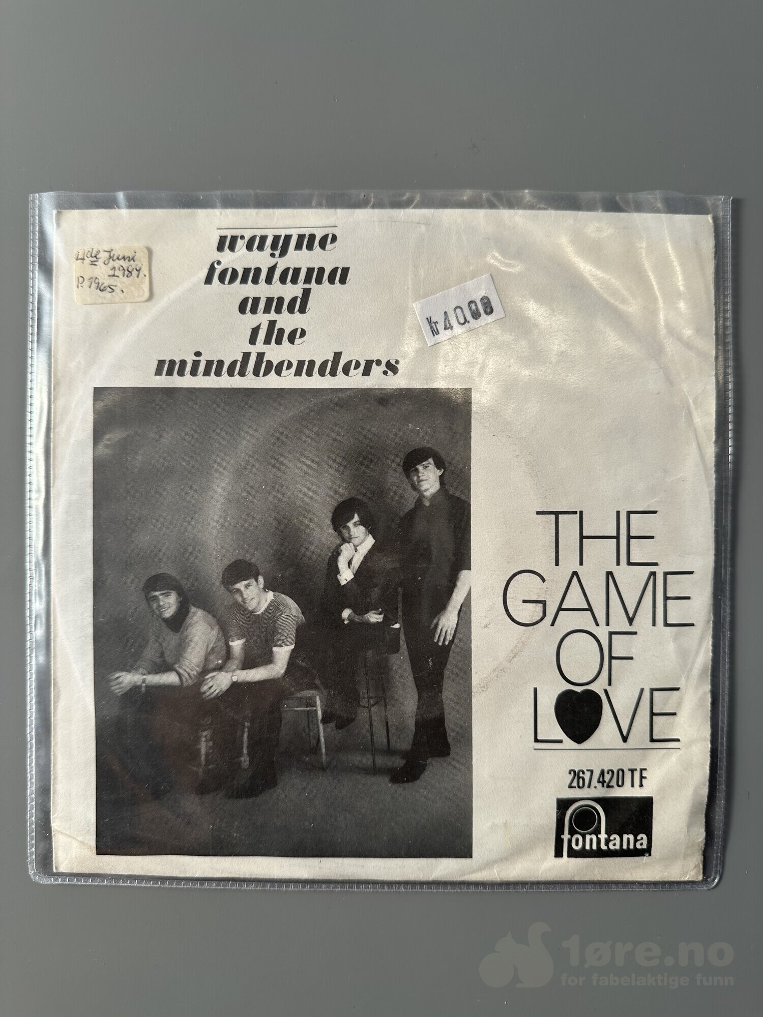 Singel - Wayne Fontana and The Mindbenders - The Game Of Love