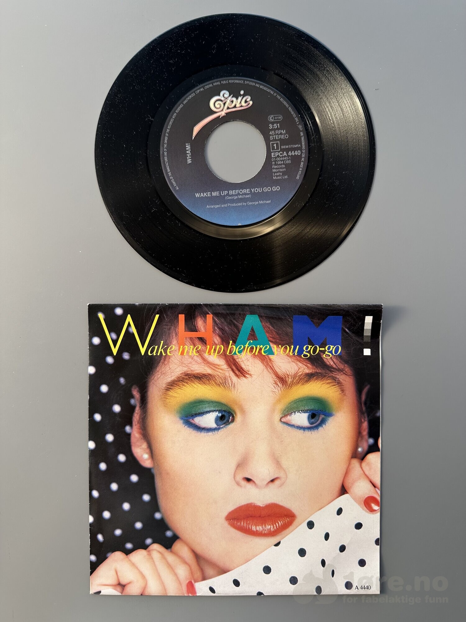 Singel - WHAM! - Wake me up before you go-go, bilde 2
