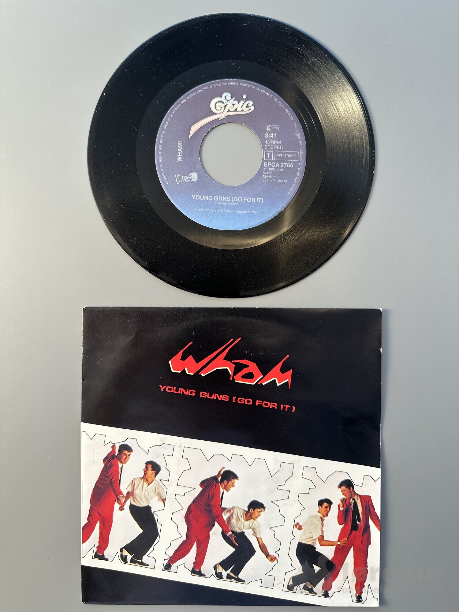 Singel- Wham - Young Guns ( Go For It ), bilde 2