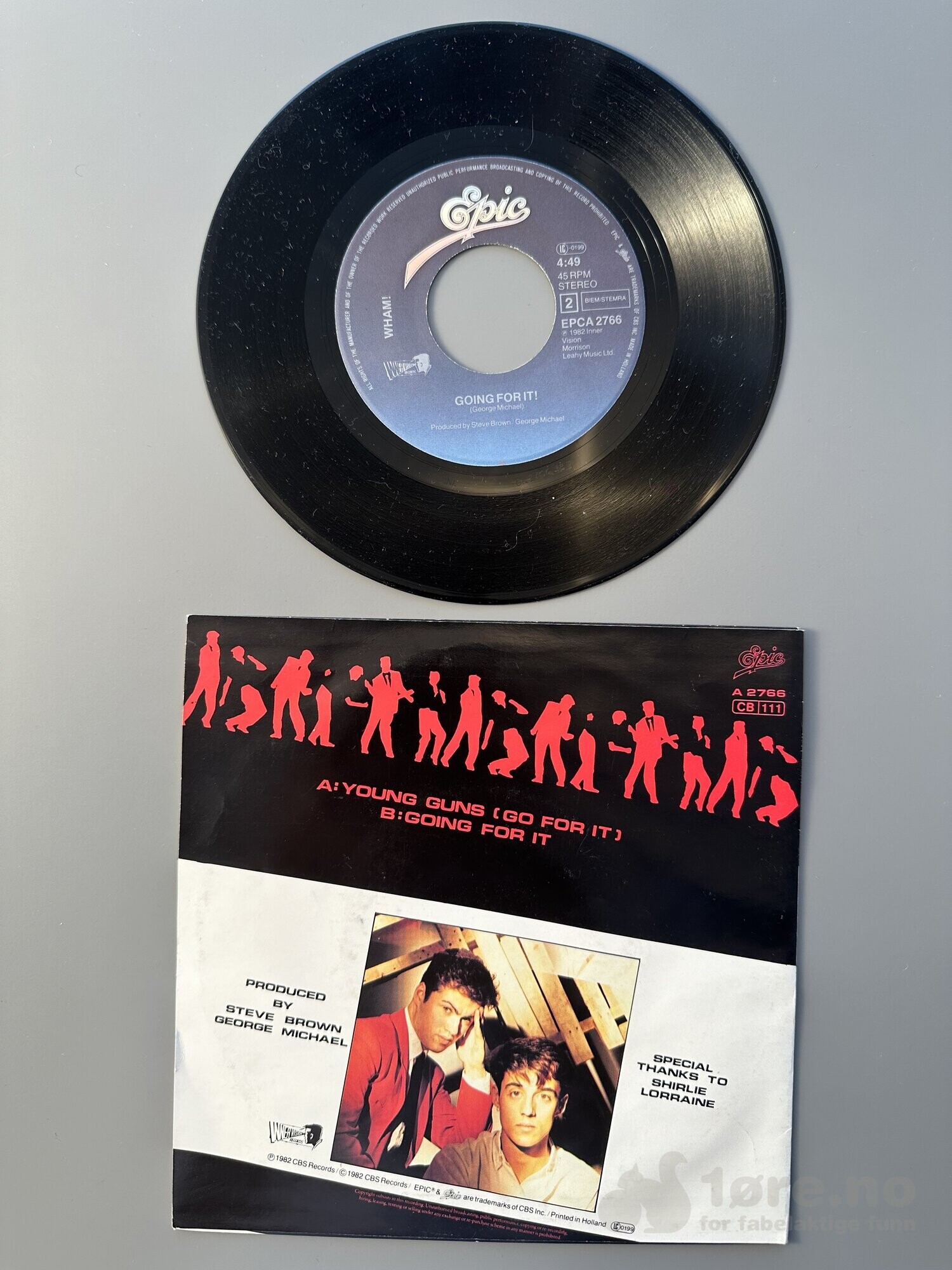 Singel- Wham - Young Guns ( Go For It ), bilde 3