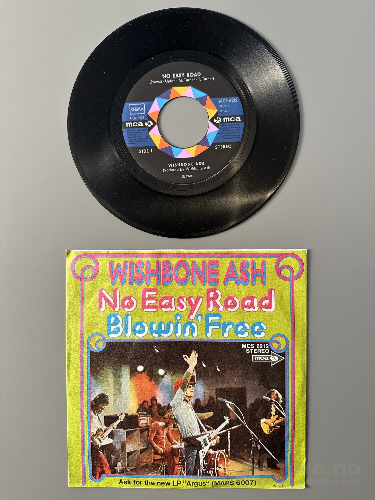 Singel - Wishbone Ash - No Easy Road, bilde 2