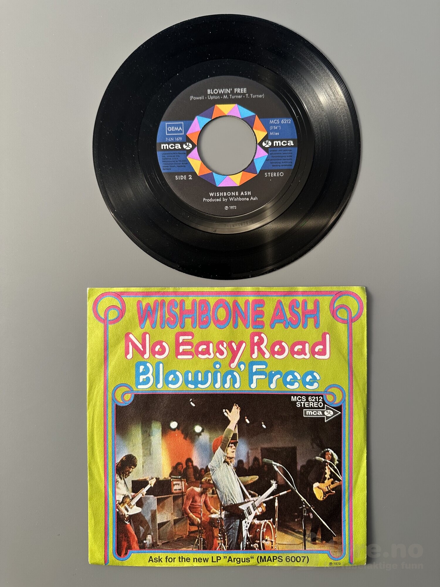 Singel - Wishbone Ash - No Easy Road, bilde 3