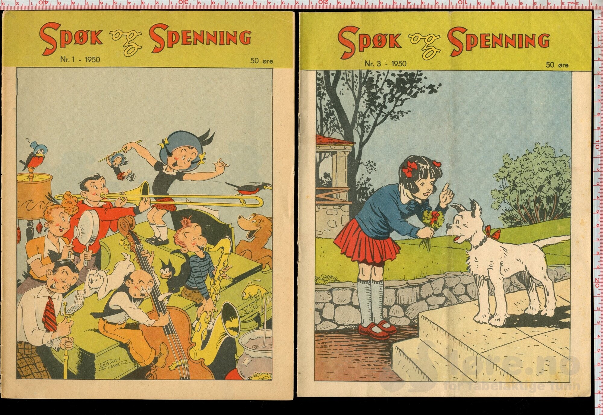 Spøk og Spenning 1950-1952