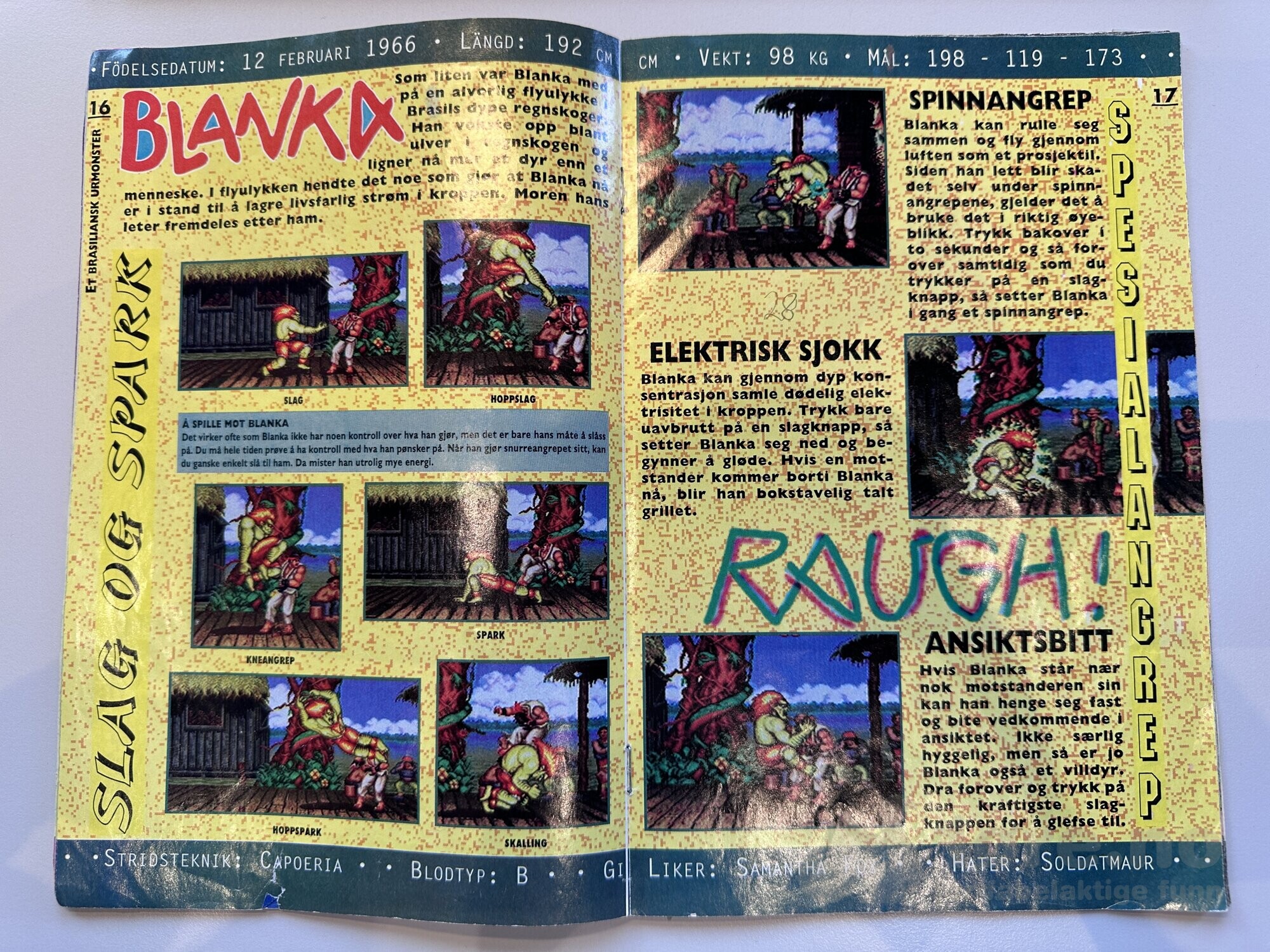 Street fighter II Special (Semic Nintendo utgave), bilde 4