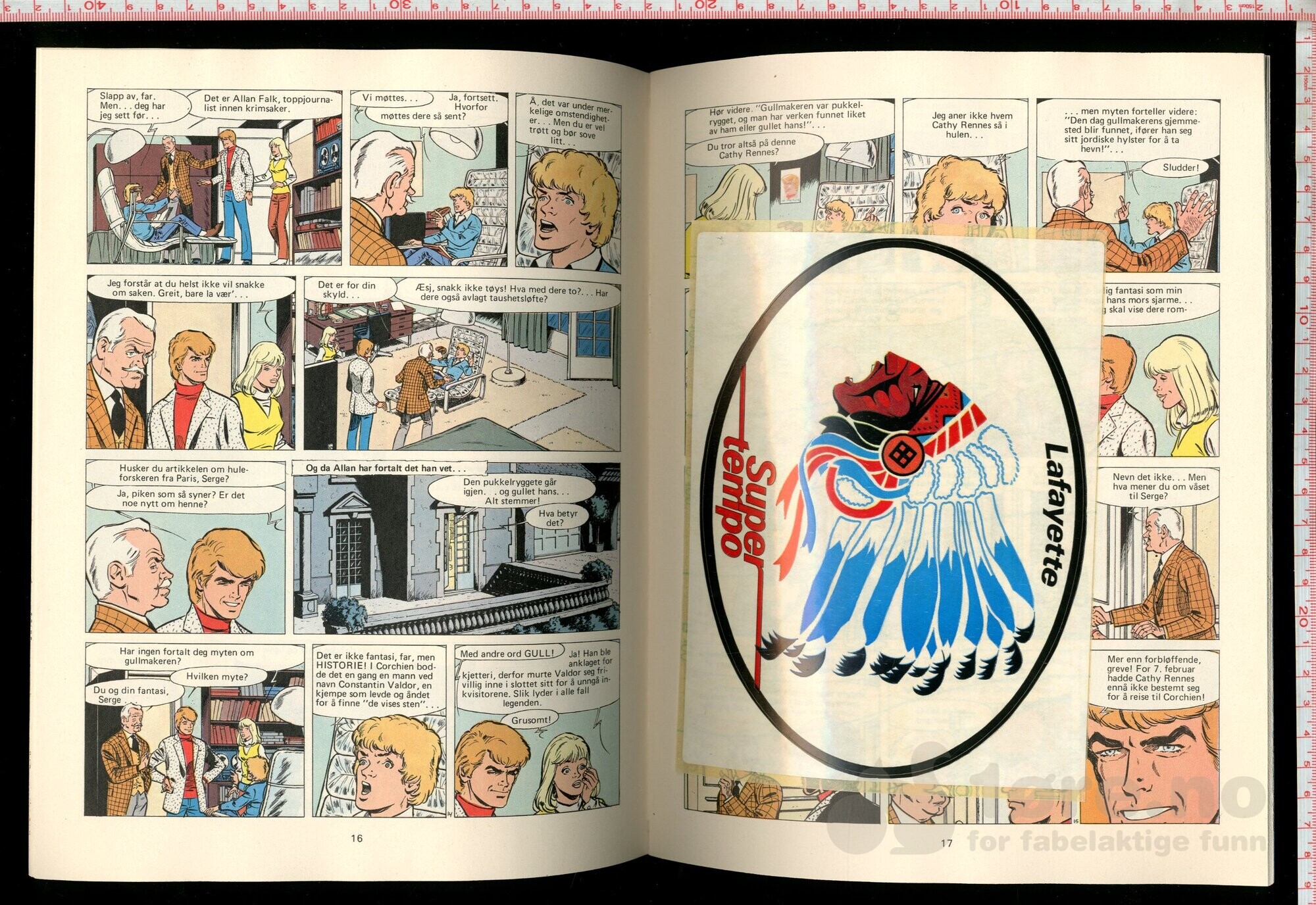 Super Tempo 1979 Nr 4 med klistermerke, bilde 4