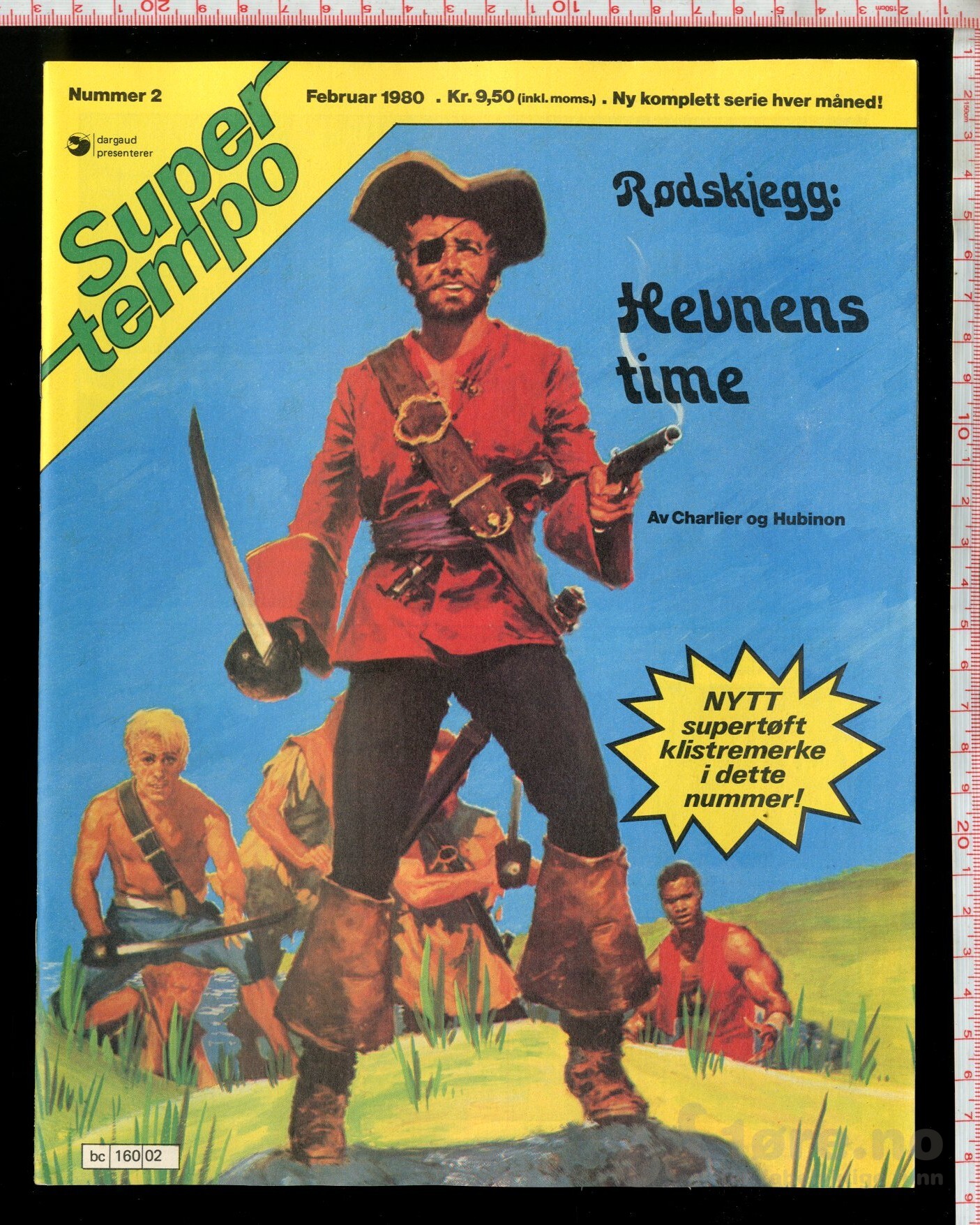 Super Tempo 1980 Nr 2 med klistermerke, bilde 2