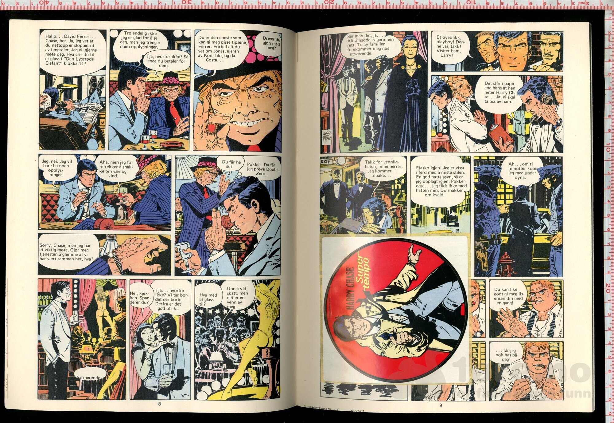 Super Tempo 1980 Nr 4 med klistermerke, bilde 4