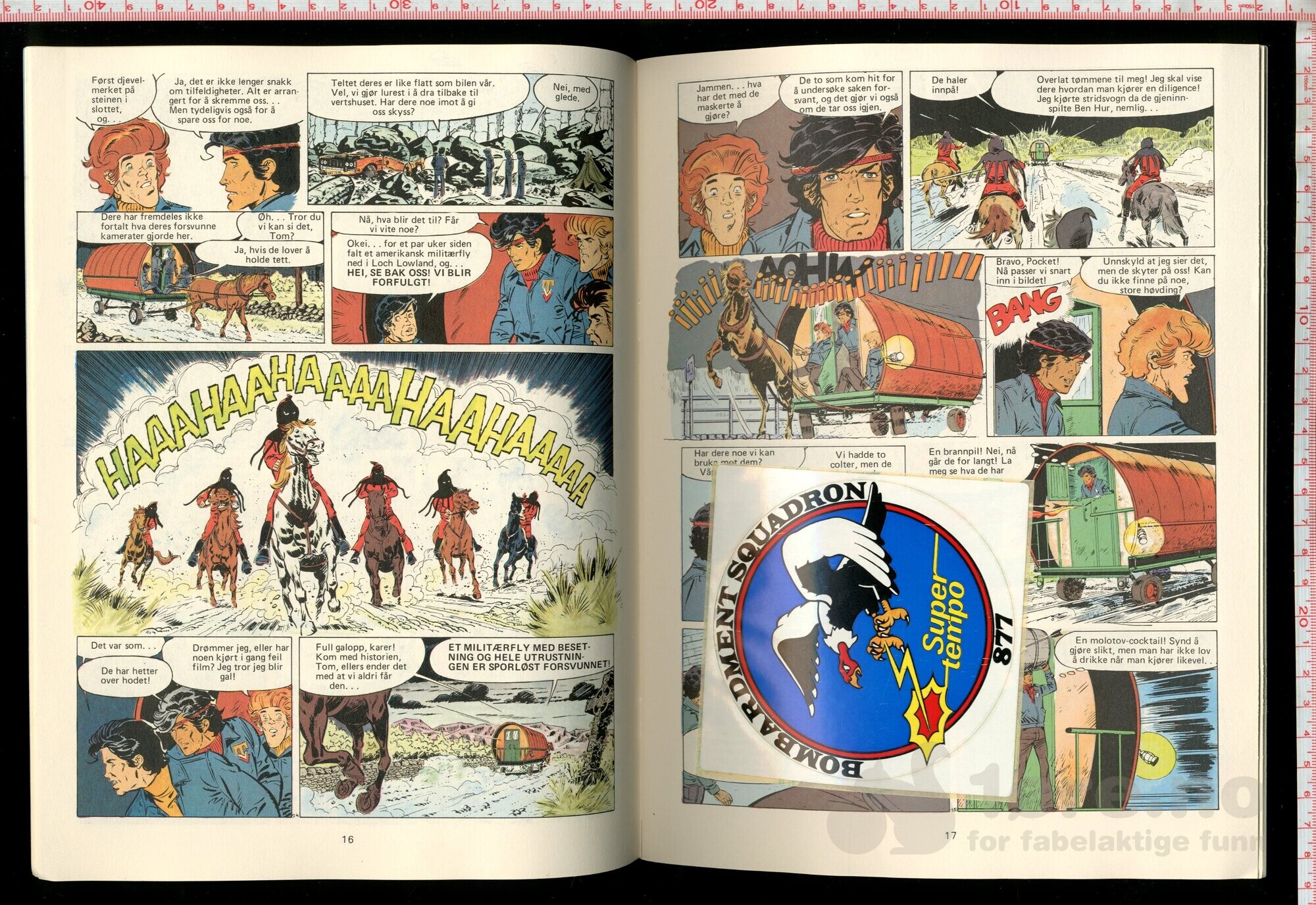 Super Tempo 1980 Nr 5 med klistermerke og plakat, bilde 4