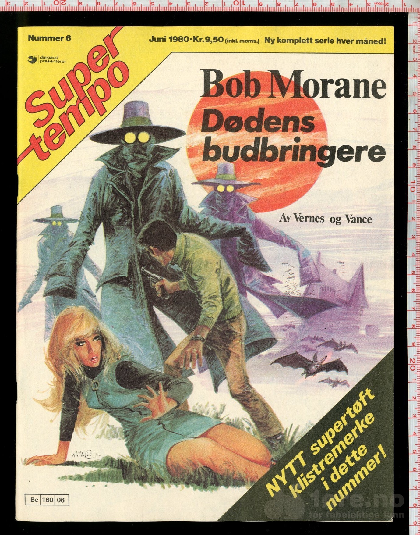 Super Tempo 1980 Nr 6 med klistermerke, bilde 2