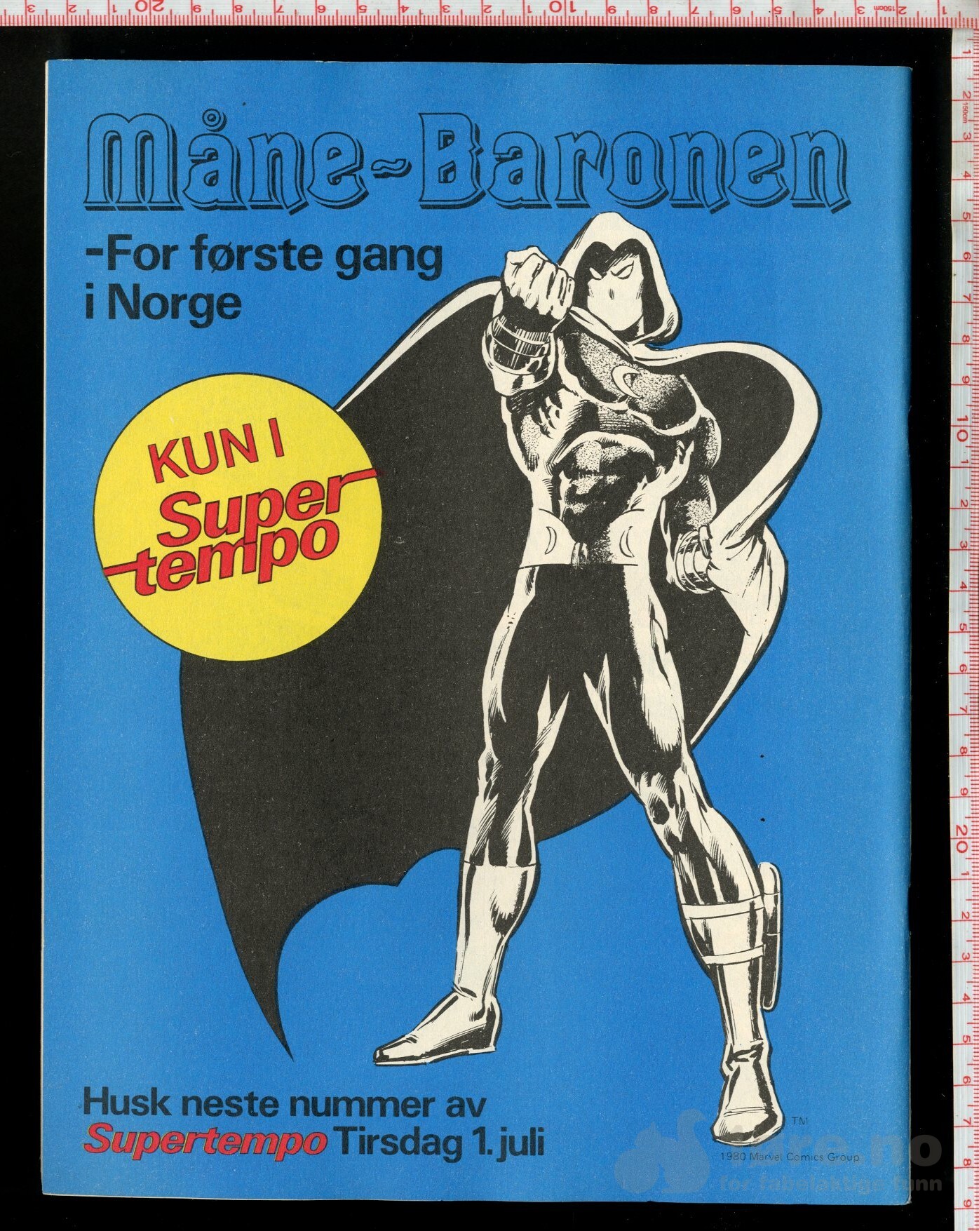 Super Tempo 1980 Nr 6 med klistermerke, bilde 3