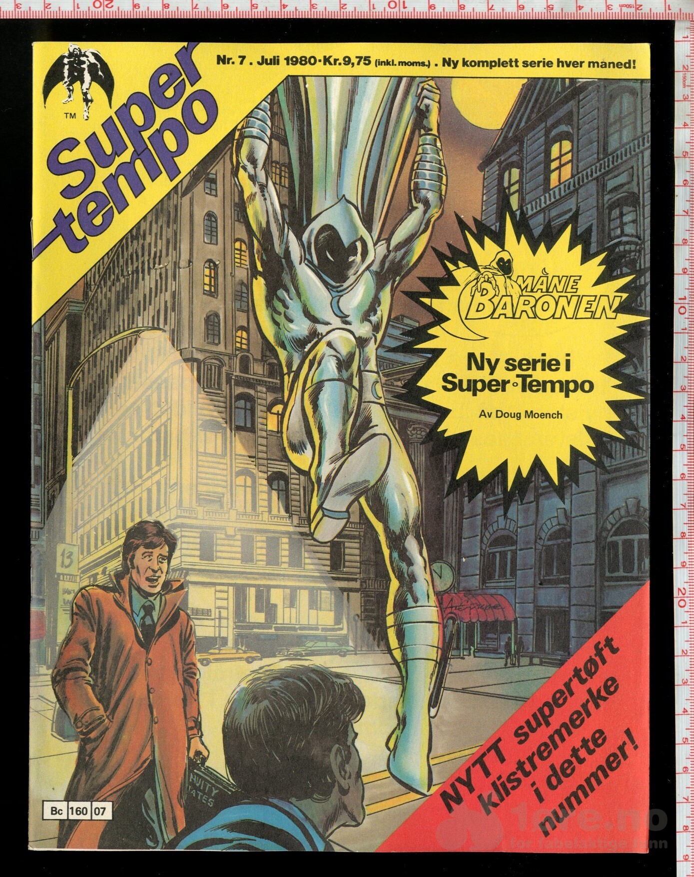 Super Tempo 1980 Nr 7 med klistermerke, bilde 2