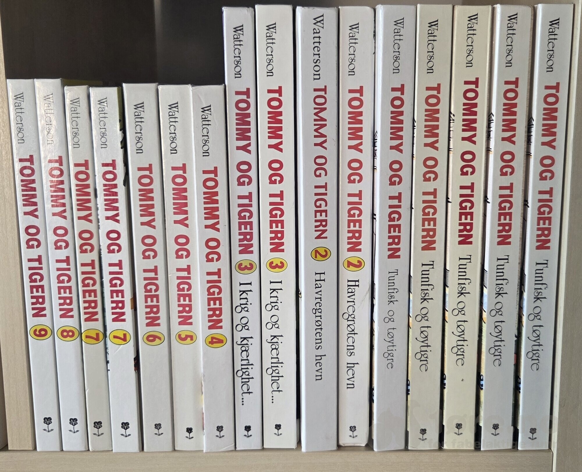 Tommy og Tigern Bøker Nr. 1-9