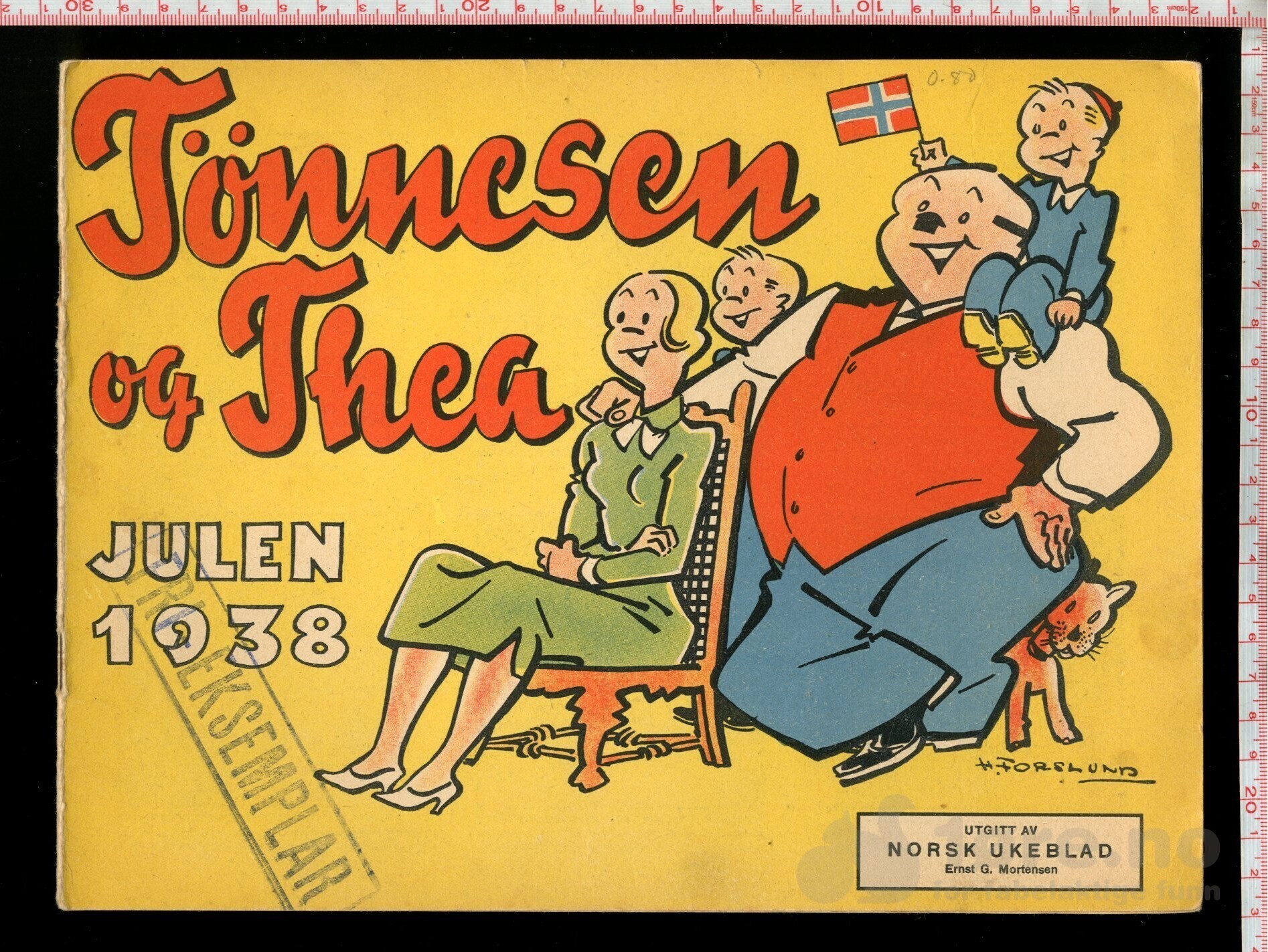 Tønnesen og Thea 1938 (Fri-Eksemplar)