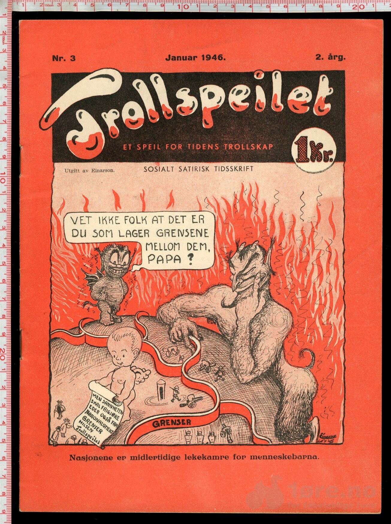 Trollspeilet 1946 Nr 3 - Et speil for tidens trollskap