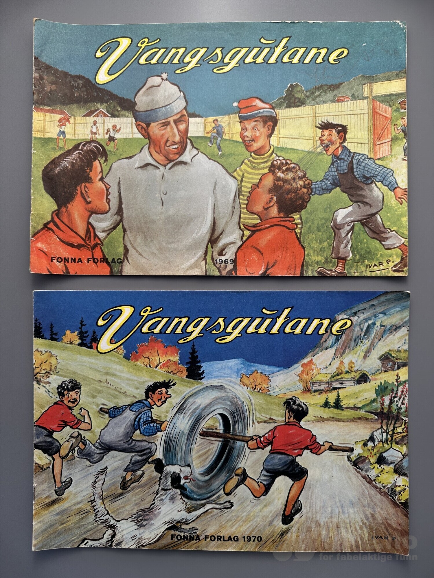 Vangsgutane 1969, 1970, 1972, 1973, 1975, 1976