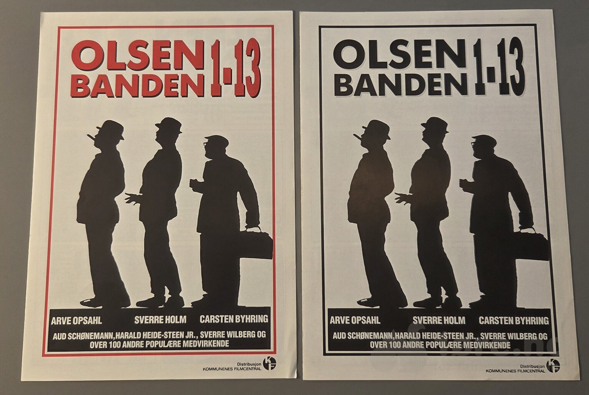 Vaskesedler Olsenbanden