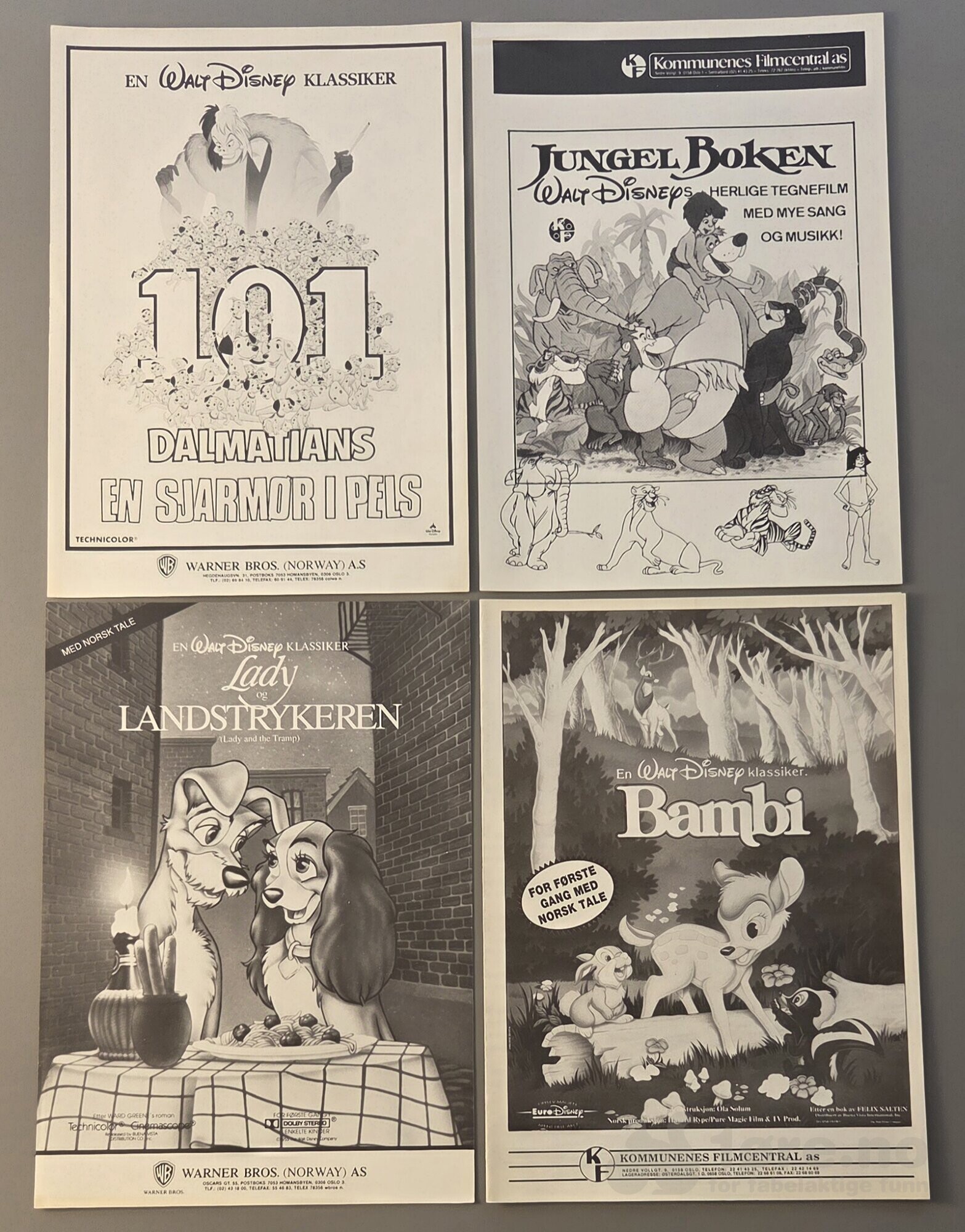 Vaskesedler Walt Disney filmer lot 2, bilde 3