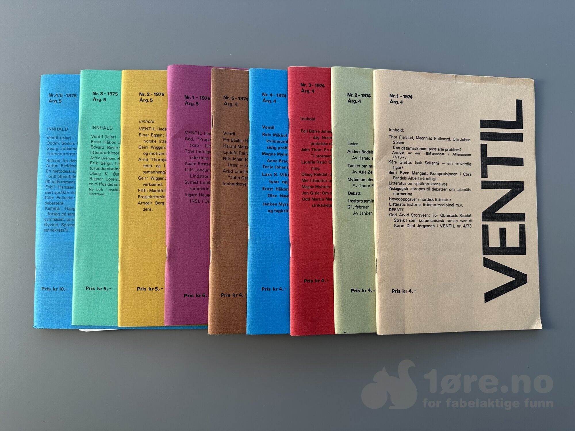 Ventil 1974-1975