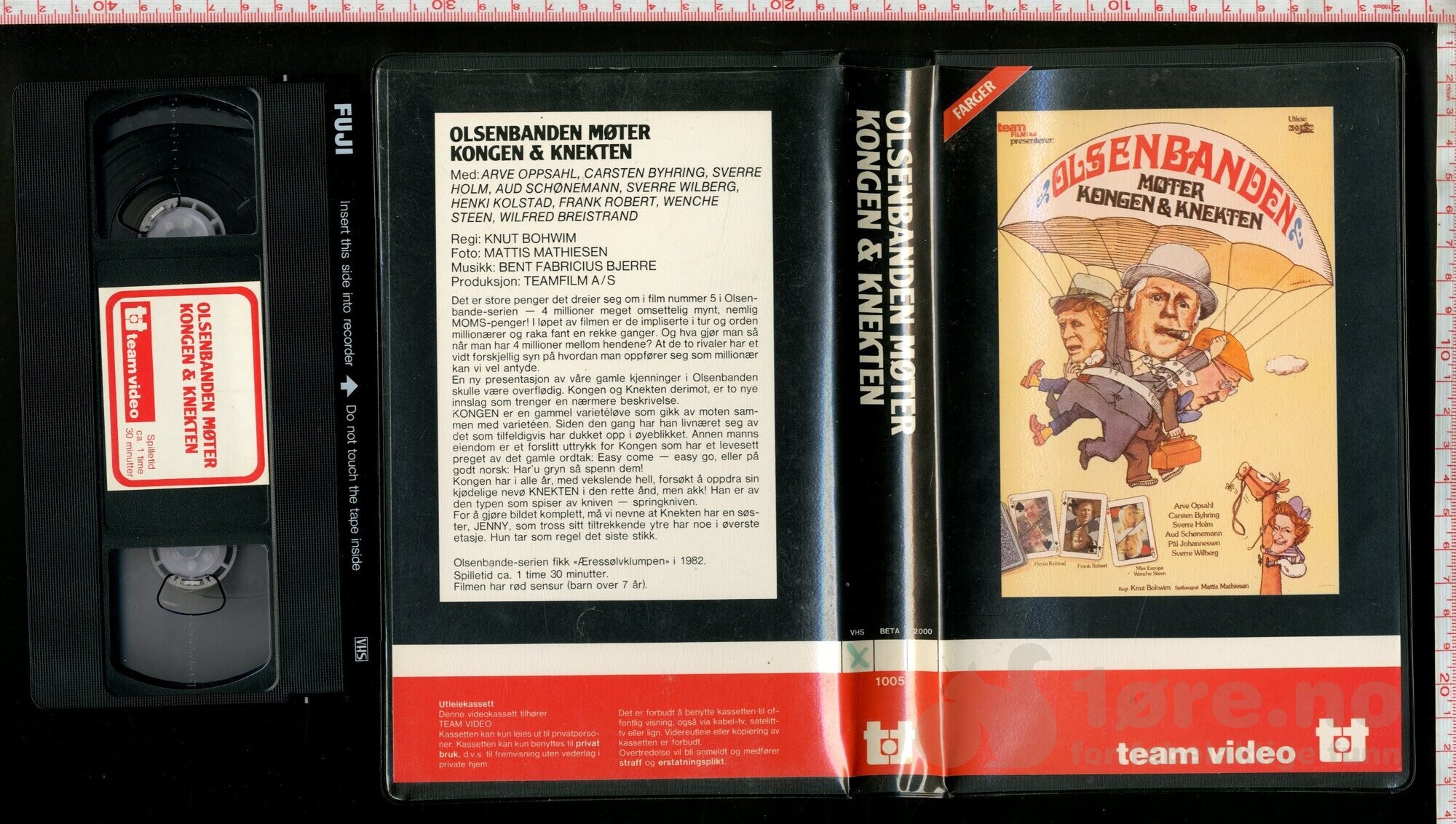 VHS - Olsenbanden møter Kongen &Knekten