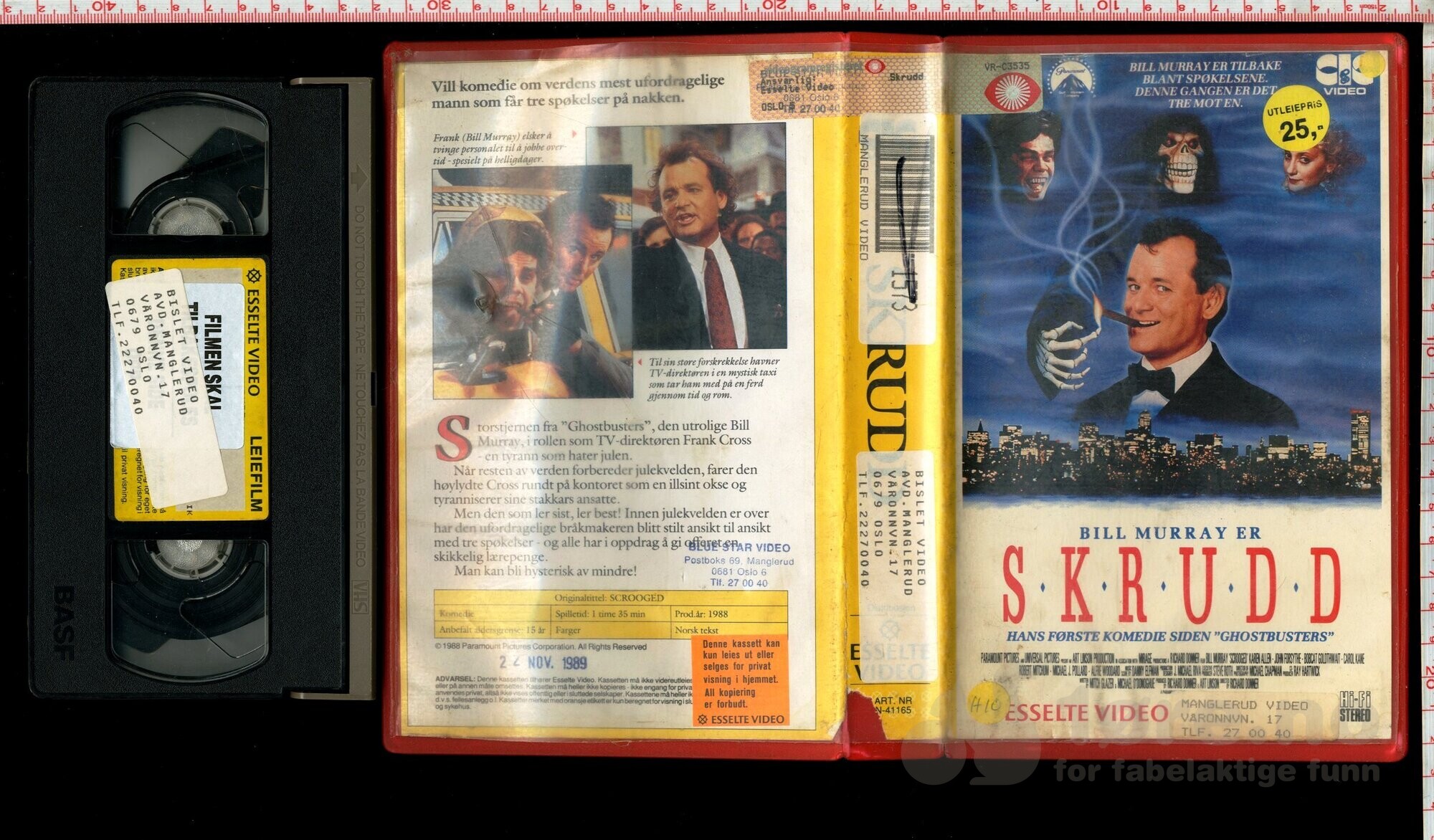VHS- Skrudd