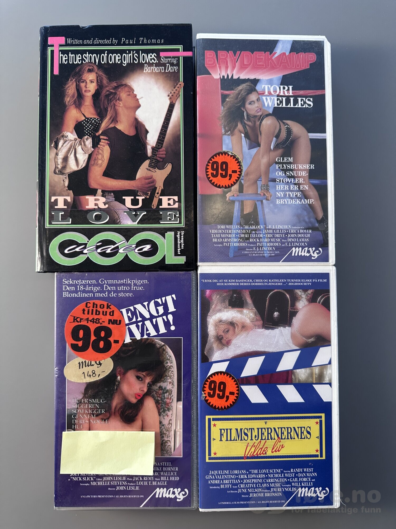 VHS - Voksenfilmer lot