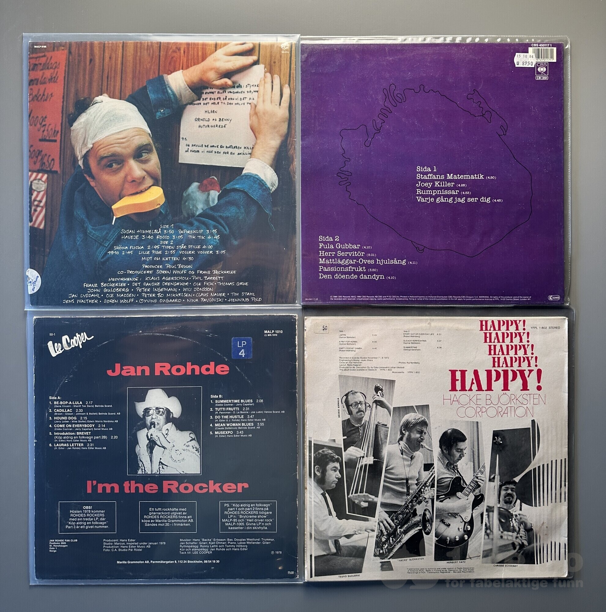 Vinylplater Svenske og Danske artister, bilde 6