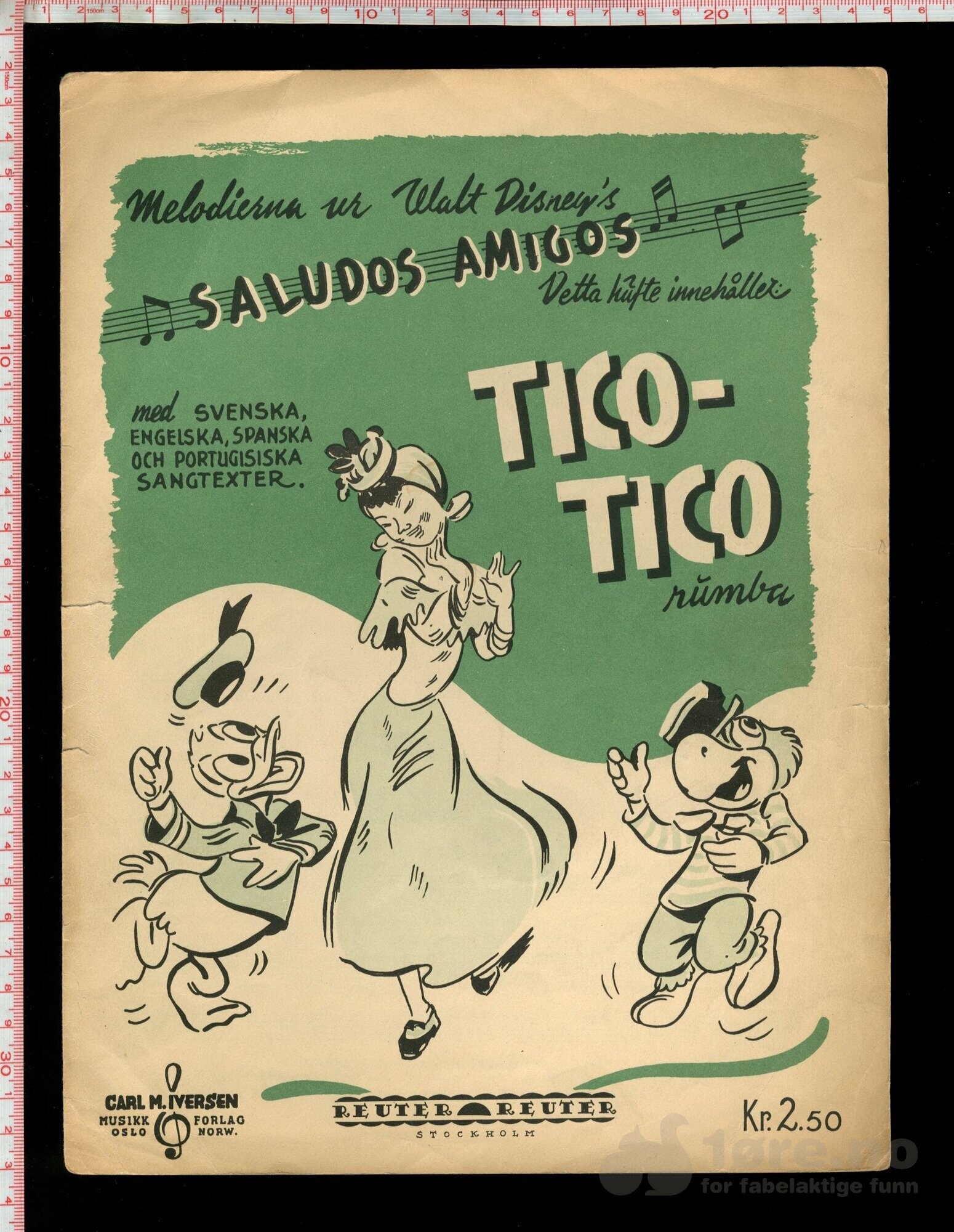 Walt Disney's Saludos Amigos notehefte