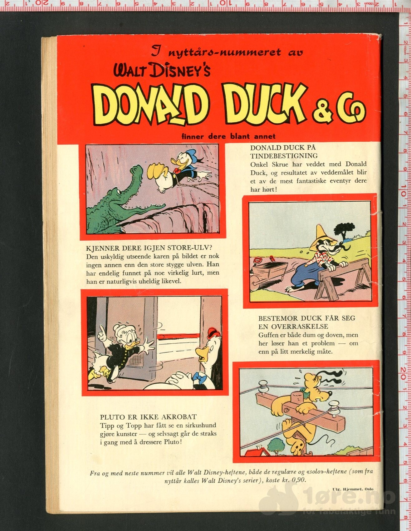 Walt Disney's Serier 1954 nr 12 - Donald Duck og Barnas Juletrefest, bilde 2