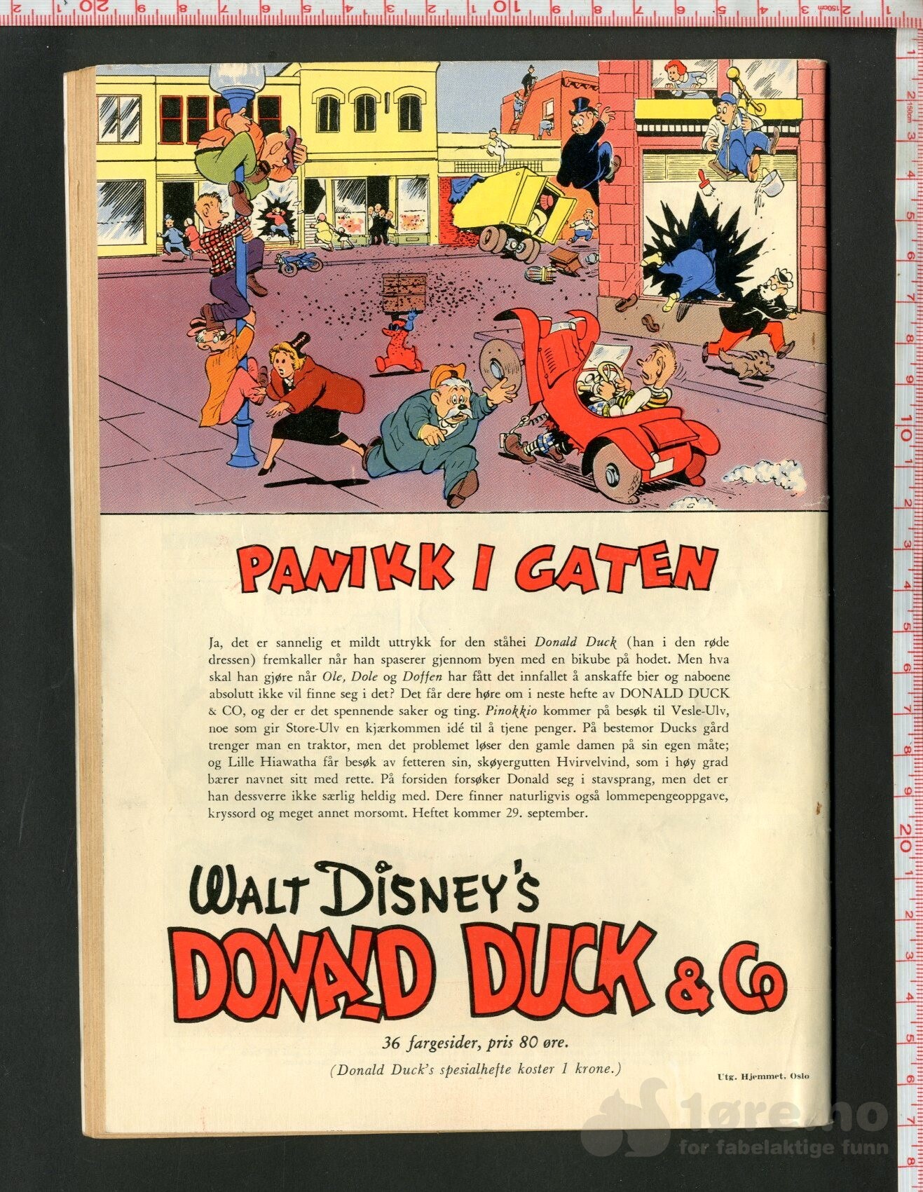 Walt Disney's Serier 1954 nr 9 - Donald Duck og gullhjelmen, bilde 2