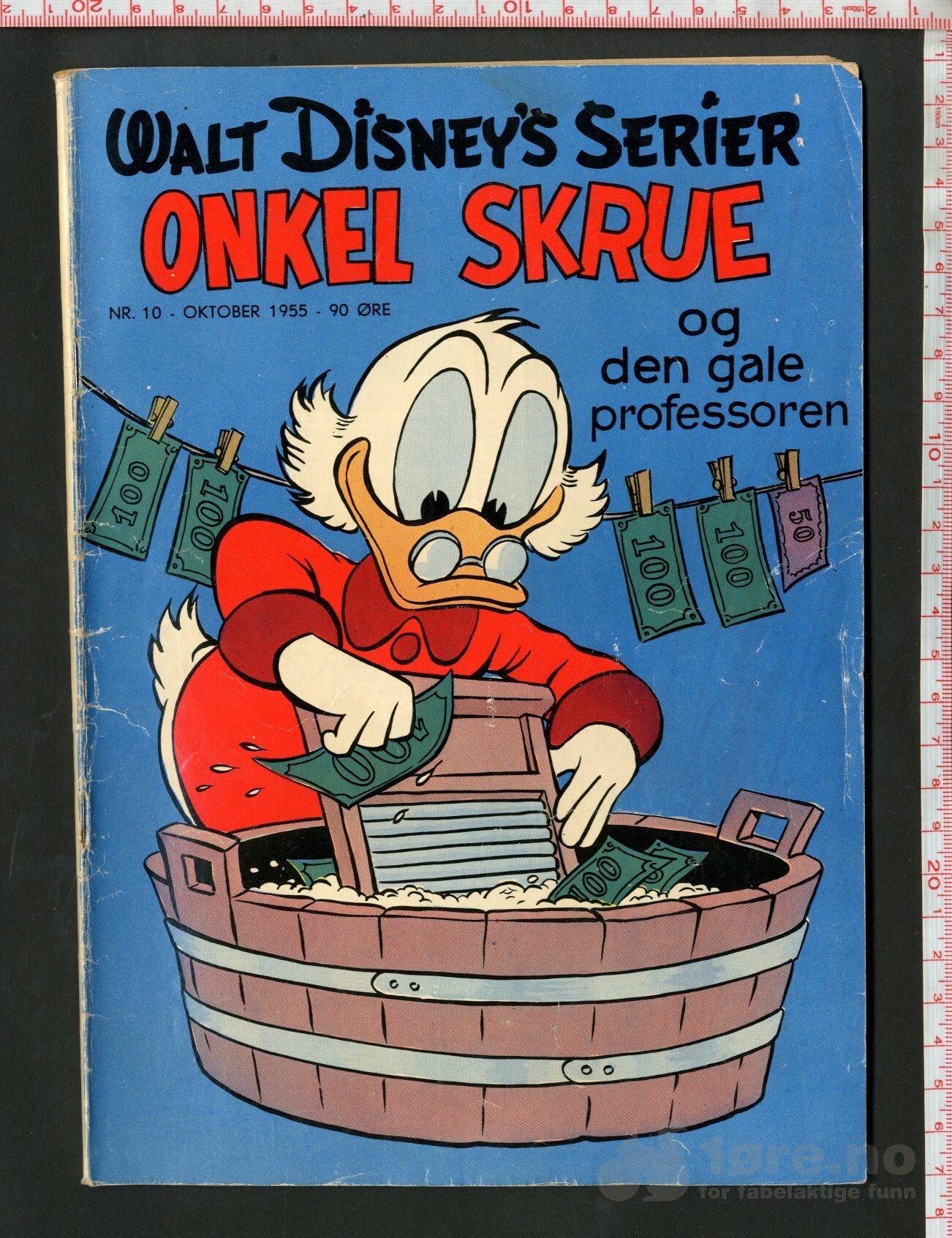 Walt Disney's Serier 1955 Nr 10 - Onkel Skrue og den gale professoren