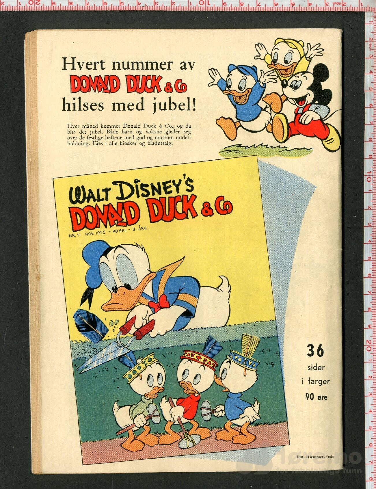 Walt Disney's Serier 1955 Nr 10 - Onkel Skrue og den gale professoren, bilde 2