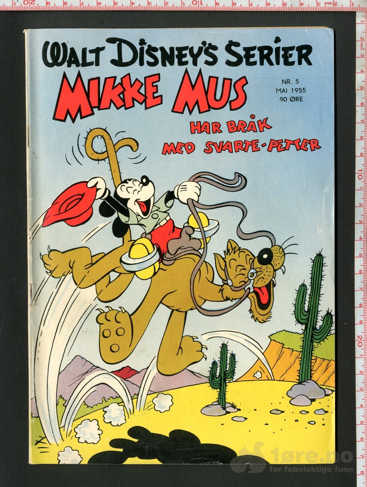 Walt Disney's Serier 1955 nr 5 - Mikke Mus har bråk med svarte-Petter