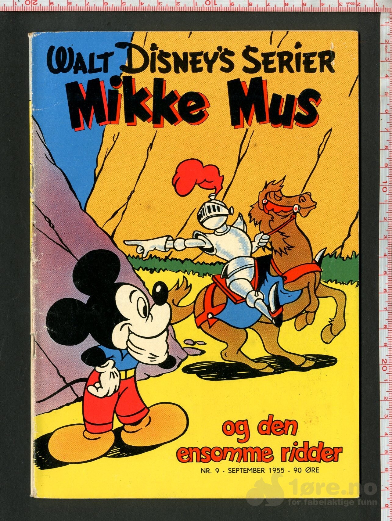 Walt Disney's Serier 1955 nr 9 - Mikke Mus og den ensomme ridder