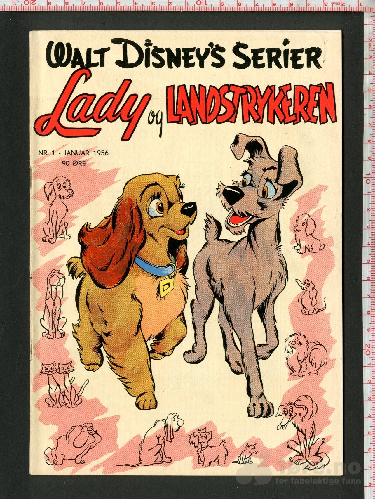 Walt Disney's Serier 1956 nr 1 - Lady og Landstrykeren