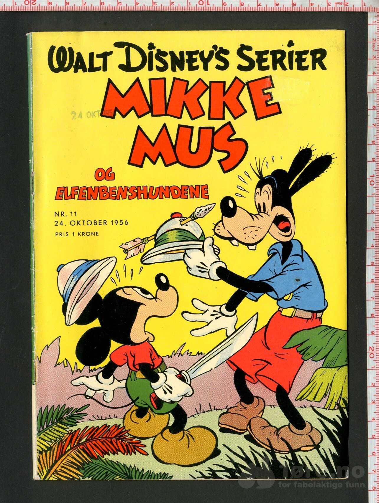 Walt Disney's Serier 1956 nr 11 - Mikke Mus og elfenbenshundene