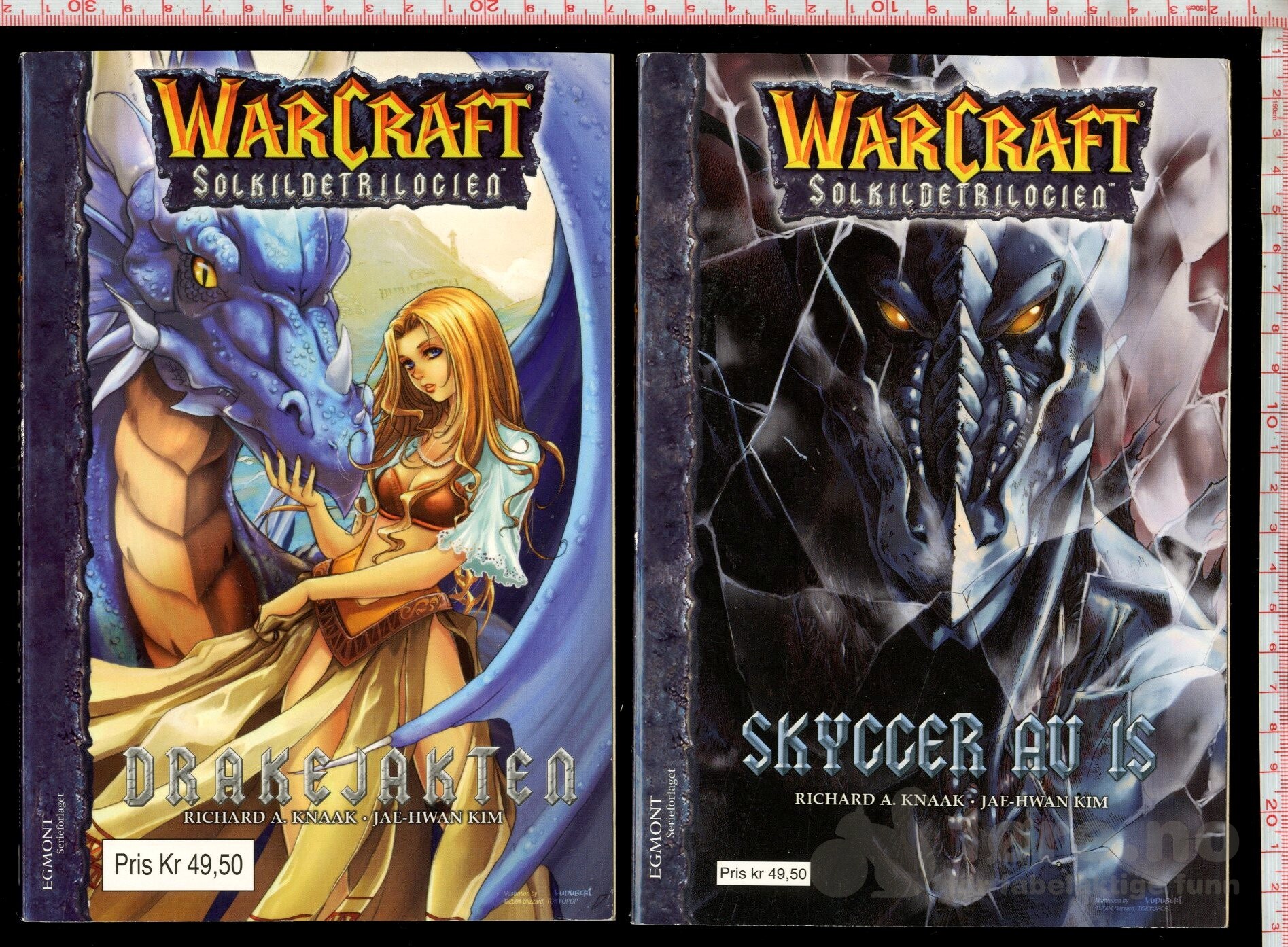 Warcraft Solkildetrilogien Nr.1-2 Bokhandel utgaver