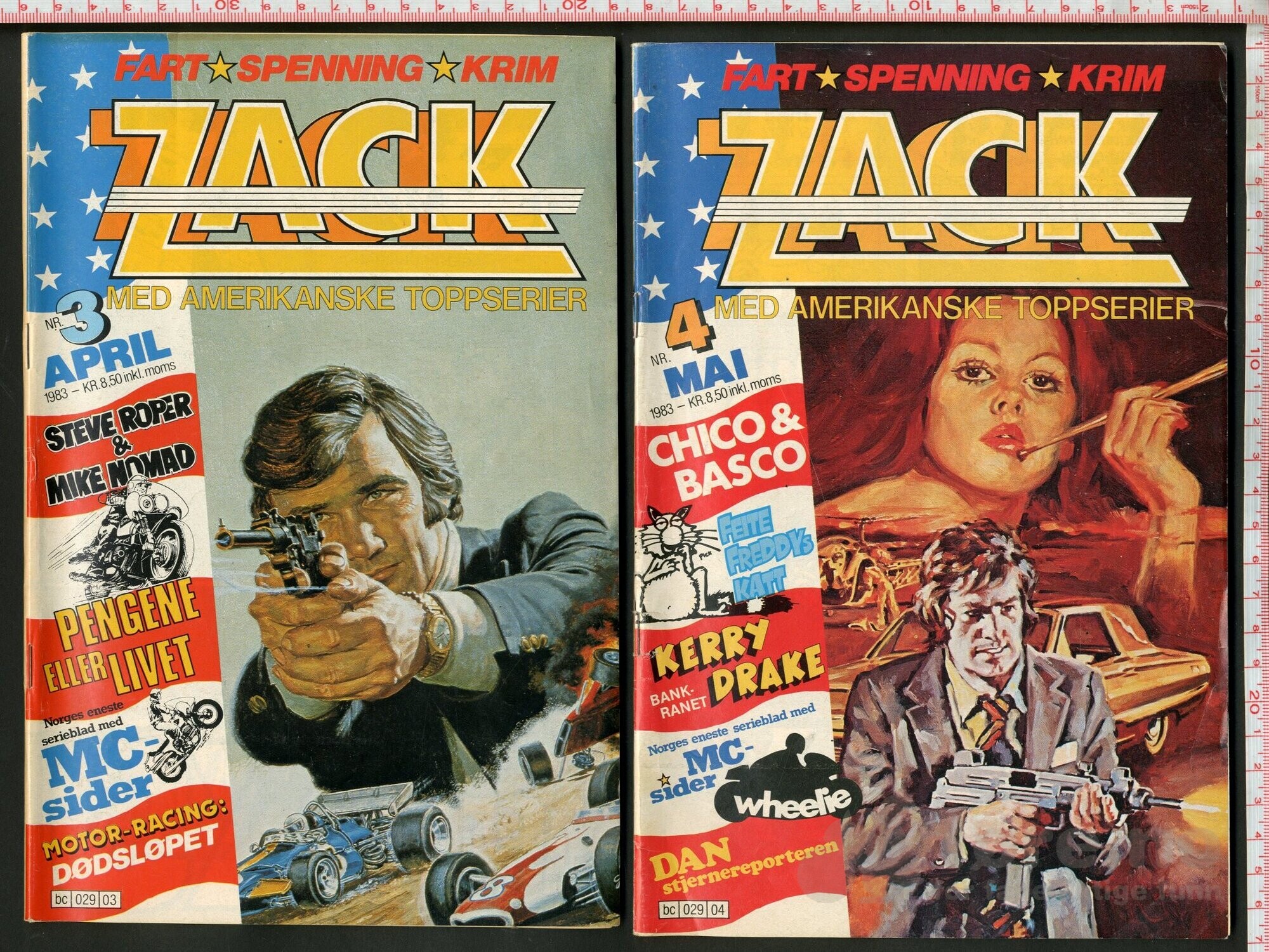 Zack med amerikanske toppserier 1983, bilde 2