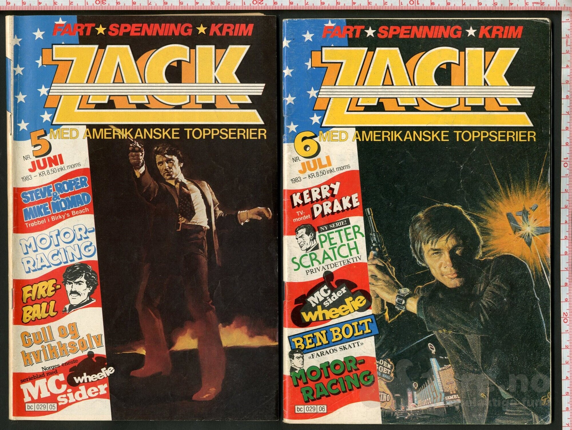 Zack med amerikanske toppserier 1983, bilde 3